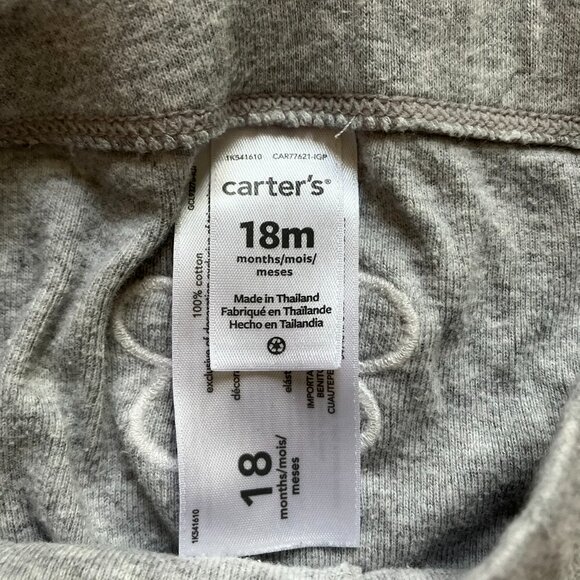 Carter's Baby Denim Leggings 18M | Blue VGUC + Bonus Grey Pants - Picture 11 of 16